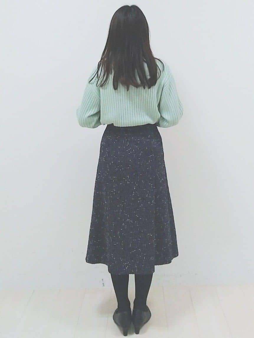 SANAさんの「Reflect｜【SS-4Lサイズ／衿が顔に当たらない◎】スタンドネックミドルコート」を使ったコーディネート