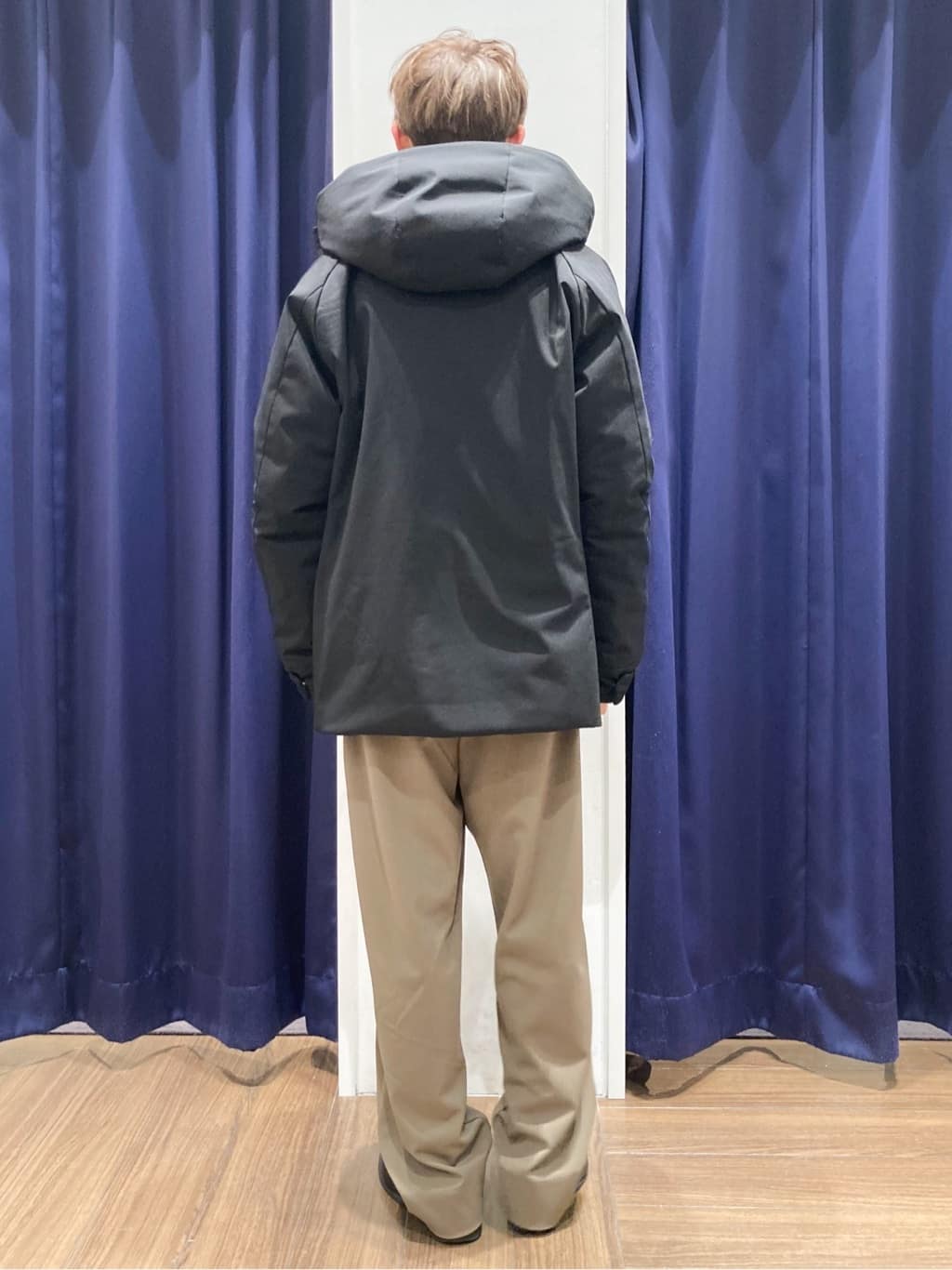 つーじーさんの「THE SHOP TK｜【軽くて、暖かい】SORONA／ソロナ 中綿ブルゾン 防風/軽量/洗濯機OK/フード脱着可」を使ったコーディネート