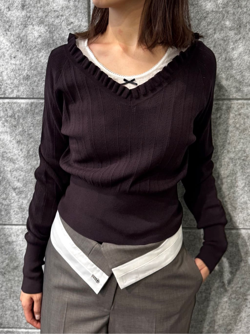 uchi__yamaさんの「CODE A｜whisper jersey top」を使ったコーディネート