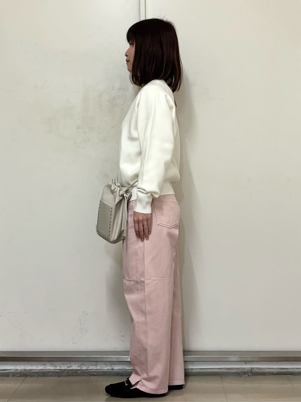 やまさんの「OPAQUE.CLIP｜スウェットライクニット【洗濯機OK】」を使ったコーディネート