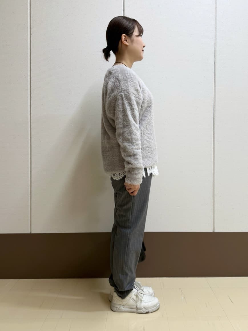 Rikoさんの「INDIVI｜【レイヤードにおすすめ】レース切り替えカットソー」を使ったコーディネート