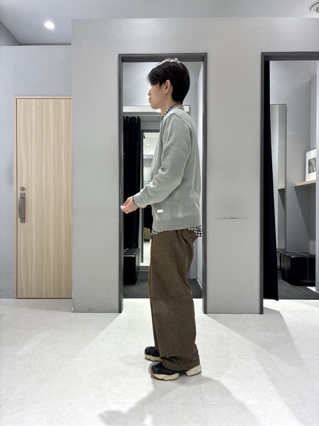 わいずみさんの「TAKEO KIKUCHI｜【None Of Stress】ストレッチ ダウンブルゾン」を使ったコーディネート