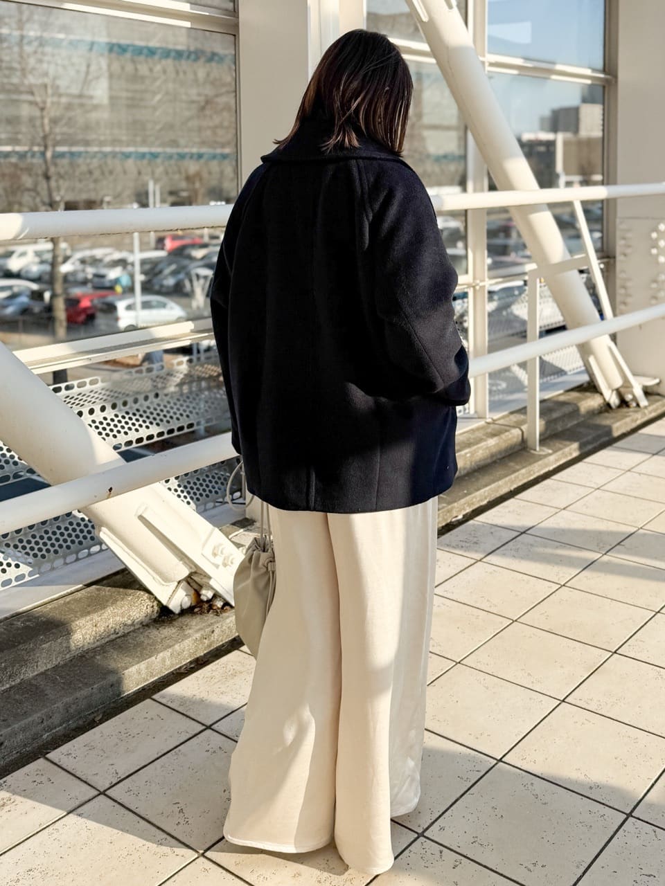 yuka.aさんの「OPAQUE.CLIP｜ふわふわハイネックニット【洗濯機OK】」を使ったコーディネート