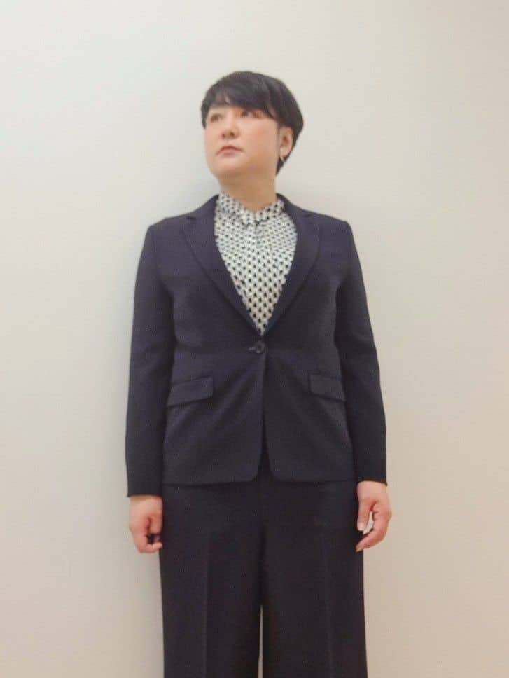 ますこさんの「UNTITLED｜◆【通年活躍/洗えるスーツ】テーラードジャケット」を使ったコーディネート