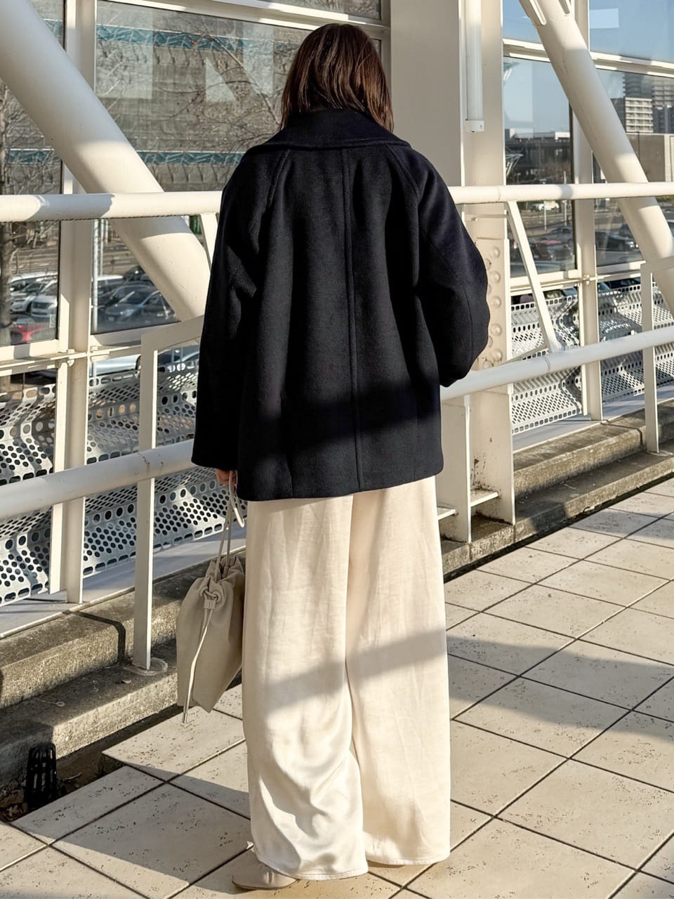 yuka.aさんの「OPAQUE.CLIP｜ふわふわハイネックニット【洗濯機OK】」を使ったコーディネート