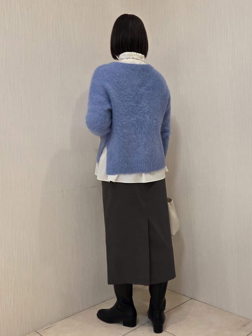 naokoさんの「UNTITLED｜◆【セレモニー/華やか】2WAYボウタイブラウス」を使ったコーディネート
