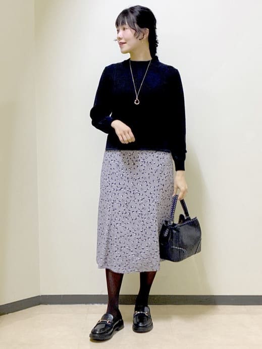  beni_gingerさんの「Reflect｜ソフトフレアプリントスカート」を使ったコーディネート