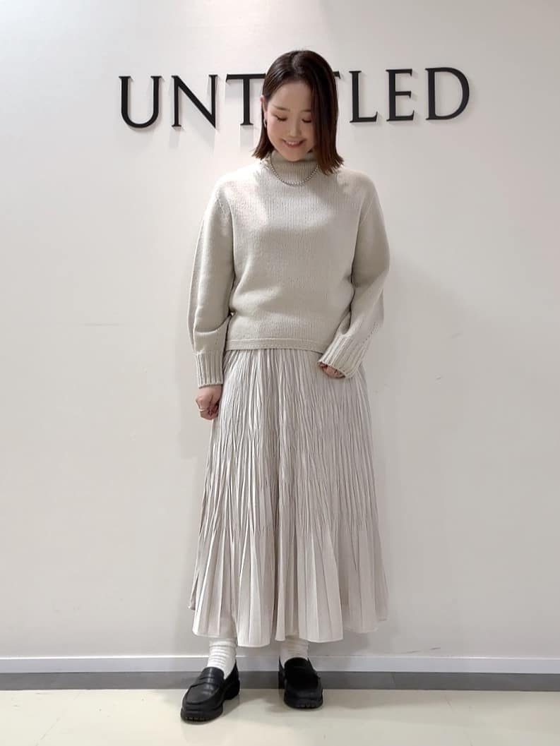 YUIさんの「UNTITLED｜【着回しが効く／オンオフアウター】ウールショートコート」を使ったコーディネート