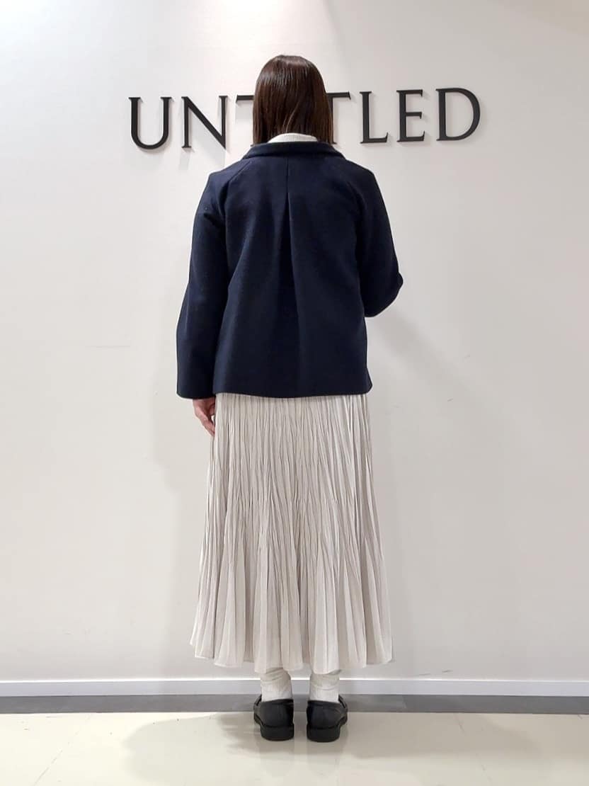 YUIさんの「UNTITLED｜【着回しが効く／オンオフアウター】ウールショートコート」を使ったコーディネート
