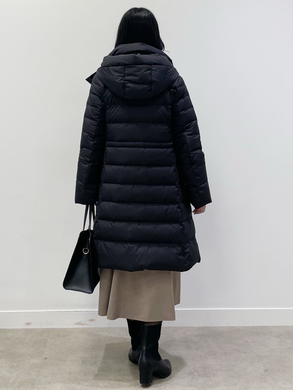 yukariさんの「Reflect｜【SS-4Lサイズ／ウエスト調整可】フーデッドロングダウンコート」を使ったコーディネート
