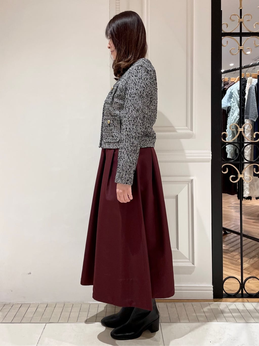 minowaさんの「DRESSTERIOR｜◆ショートブーツ」を使ったコーディネート