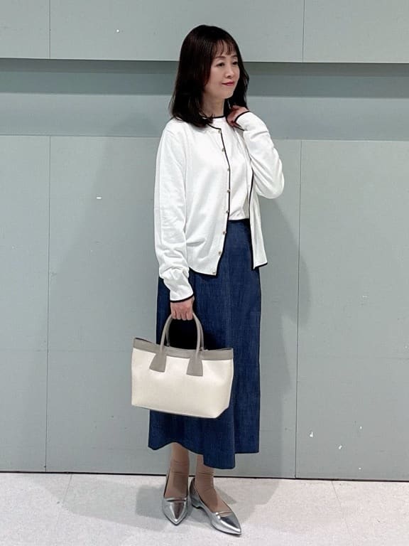 makiさんの「UNTITLED｜【アンサンブル可/洗える】ウォームスパンニット」を使ったコーディネート