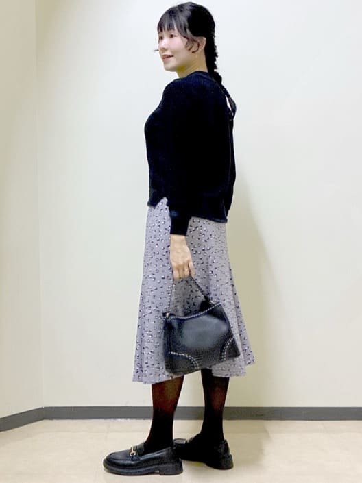  beni_gingerさんの「Reflect｜ソフトフレアプリントスカート」を使ったコーディネート