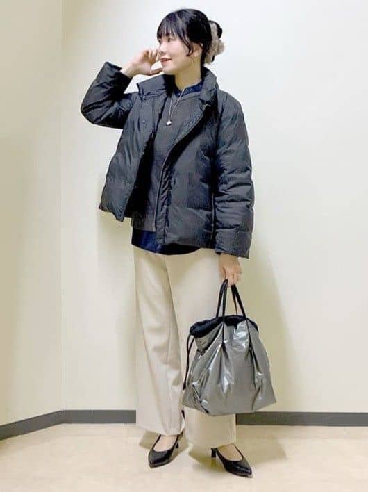  beni_gingerさんの「Reflect｜【パンツ合わせにぴったり◎】ゆったりオフボディニット」を使ったコーディネート