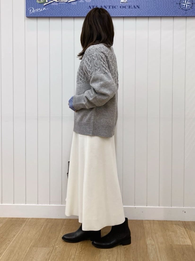 yoshiさんの「Dessin｜【4WAY/洗える】ベスト付き中綿キルトコート」を使ったコーディネート