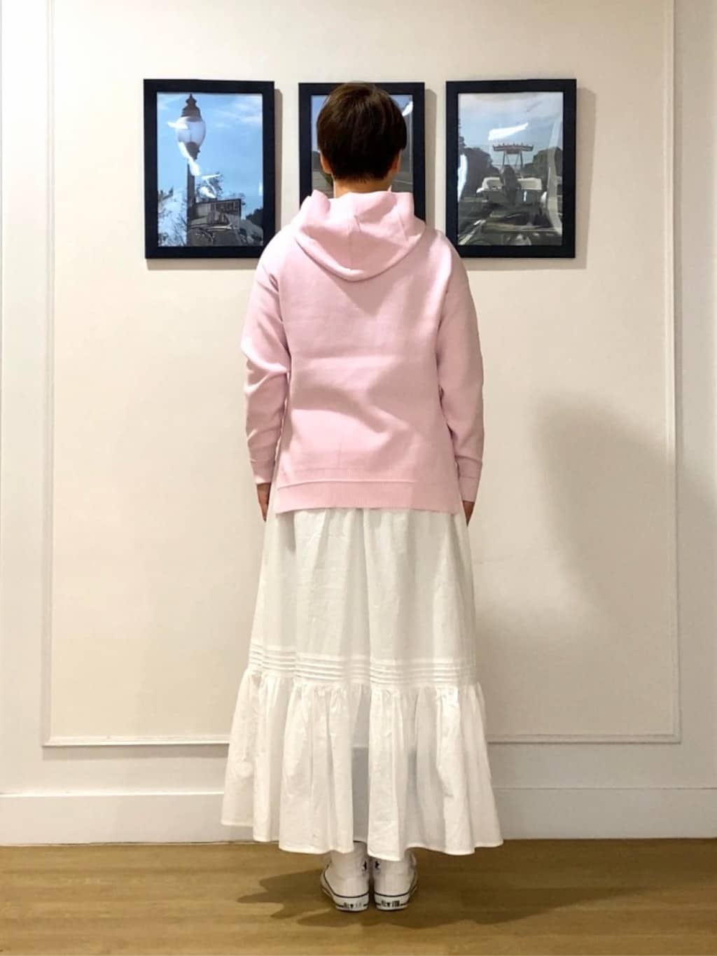 Hiroさんの「Dessin｜【洗える／体型カバー】ちょうどいいニットパーカ」を使ったコーディネート