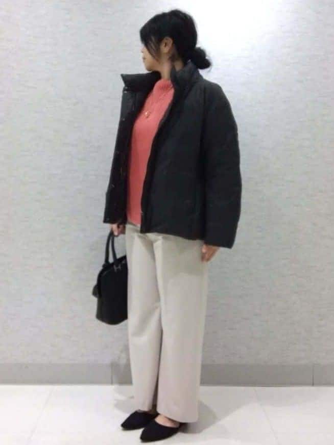 sakoさんの「Reflect｜【すっきりシルエット】ショート丈ダウンコート」を使ったコーディネート