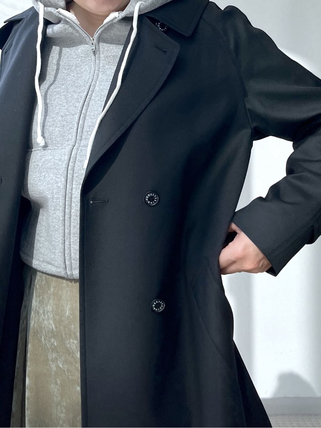 Soeさんの「DRESSTERIOR｜デキシー吊裏毛ジップアップパーカ」を使ったコーディネート