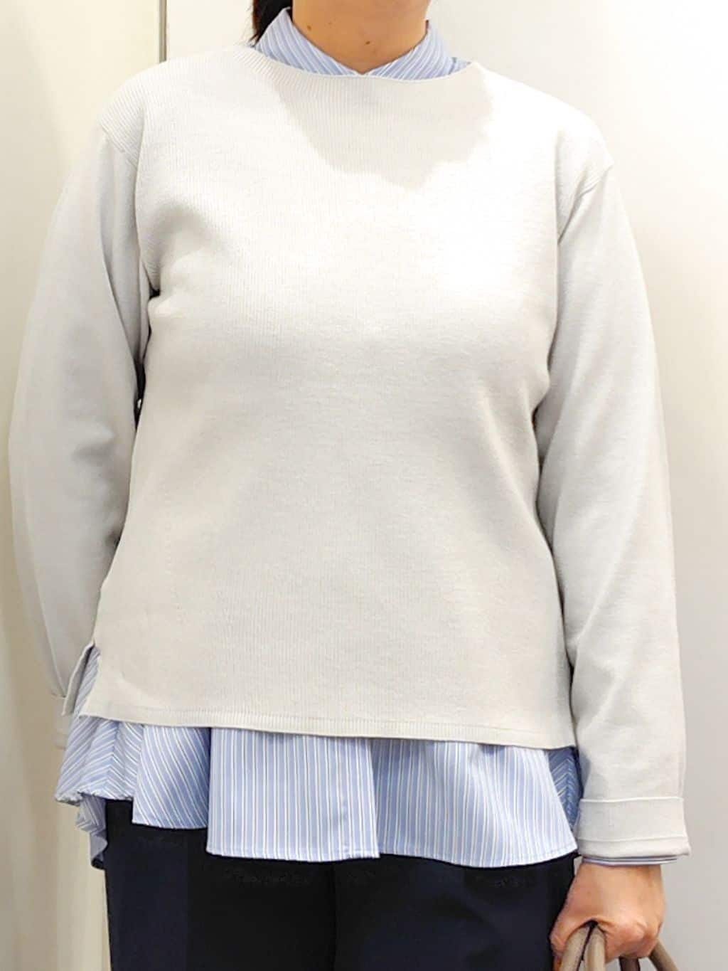 こんちゃんさんの「grove｜【マシンウォッシュ／防シワ/SS-3L】ストレッチワイドパンツ」を使ったコーディネート