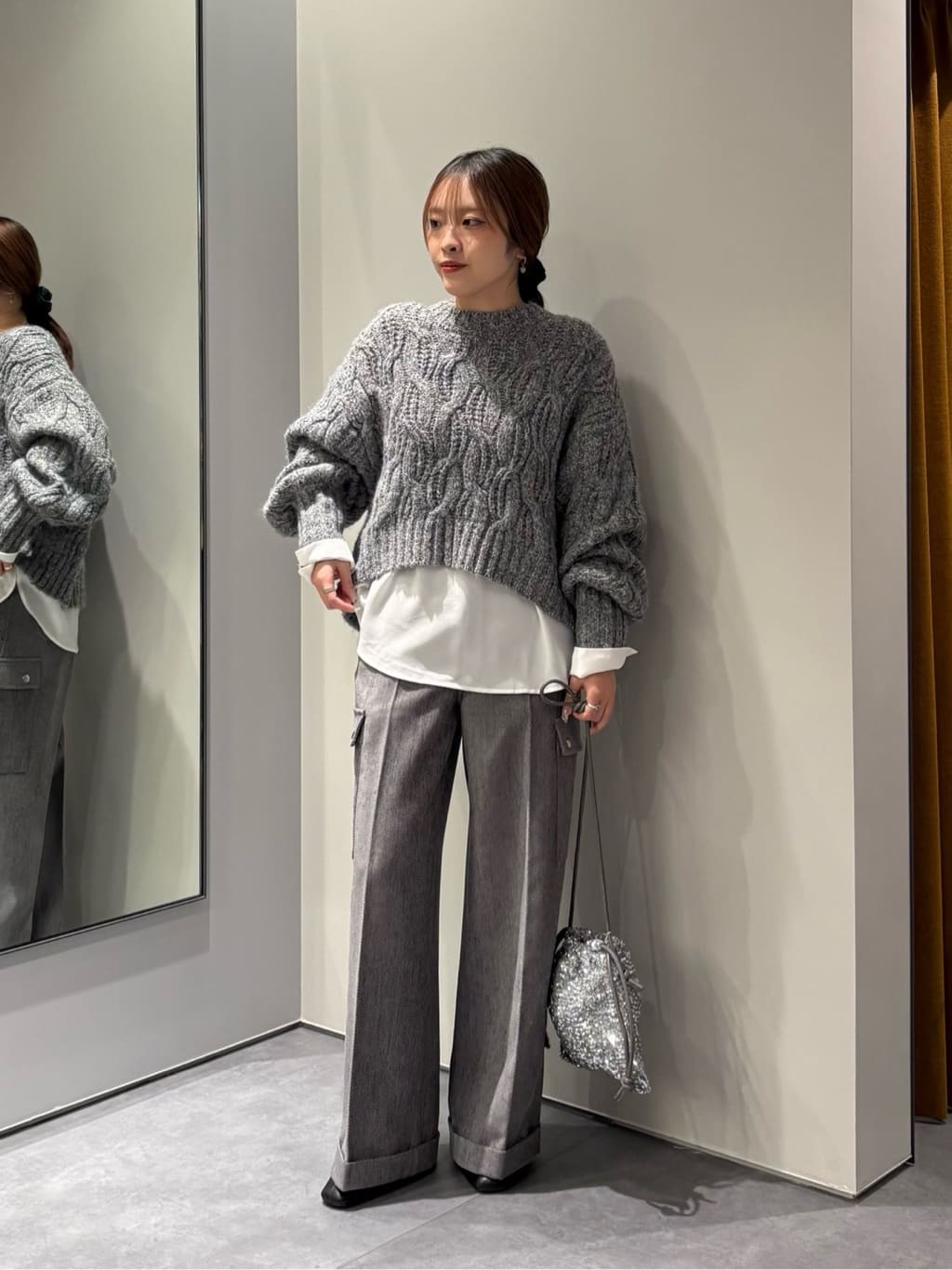 ユアさんの「INDIVI｜」を使ったコーディネート