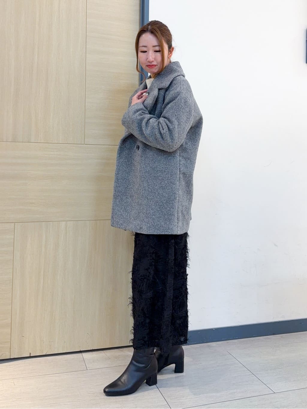 nanaさんの「grove｜ふんわりまとう、オーバーサイズテーラーコート」を使ったコーディネート