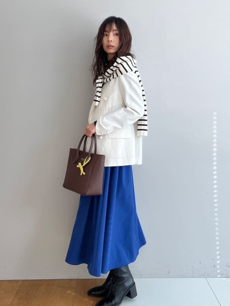 misaさんの「DRESSTERIOR｜【セットアップ可】リネンブレンドダブルブレストジャケット」を使ったコーディネート