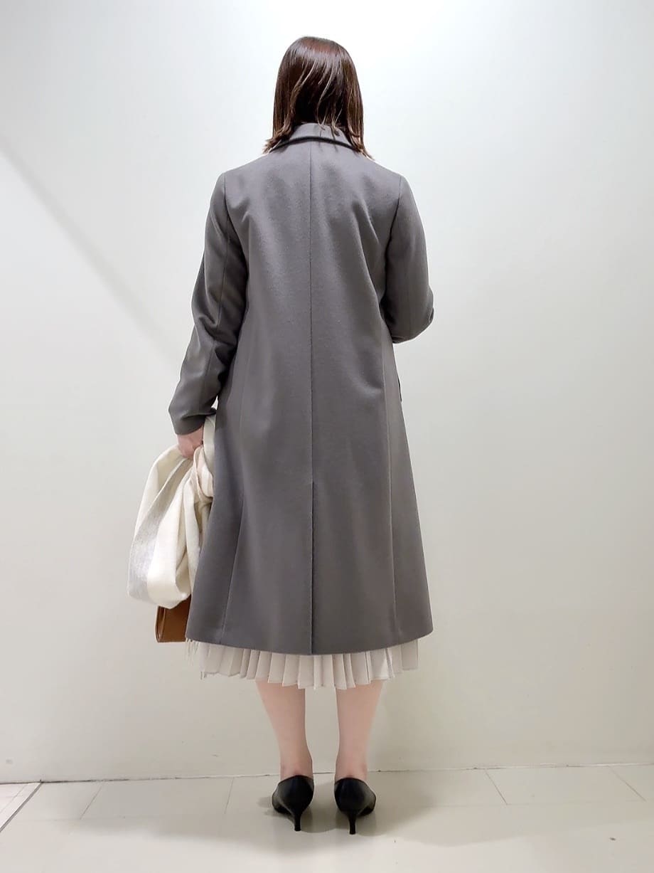 YUIさんの「UNTITLED｜◆【フォーマル/洗える】ボウタイ プリーツワンピース」を使ったコーディネート
