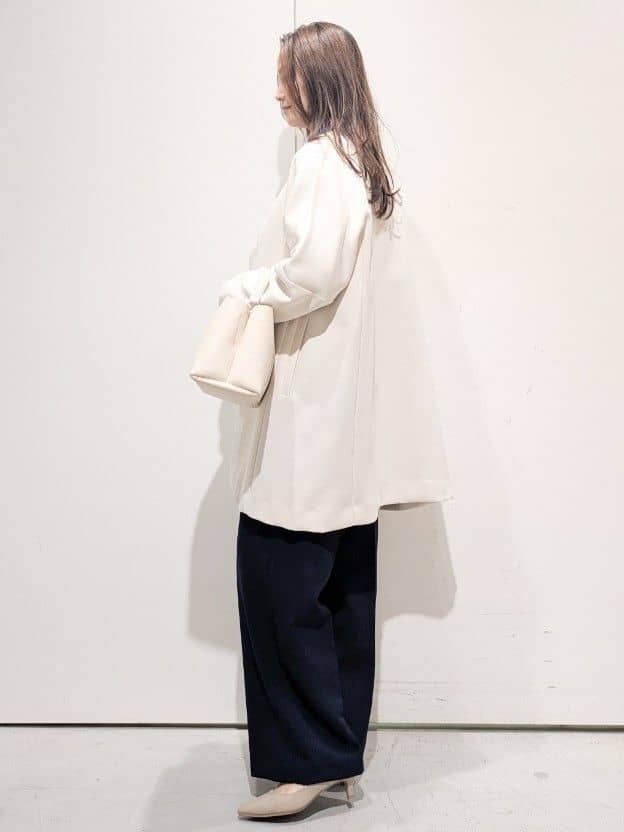 machiさんの「OPAQUE.CLIP｜襟チュールシャツ【洗濯機OK】」を使ったコーディネート