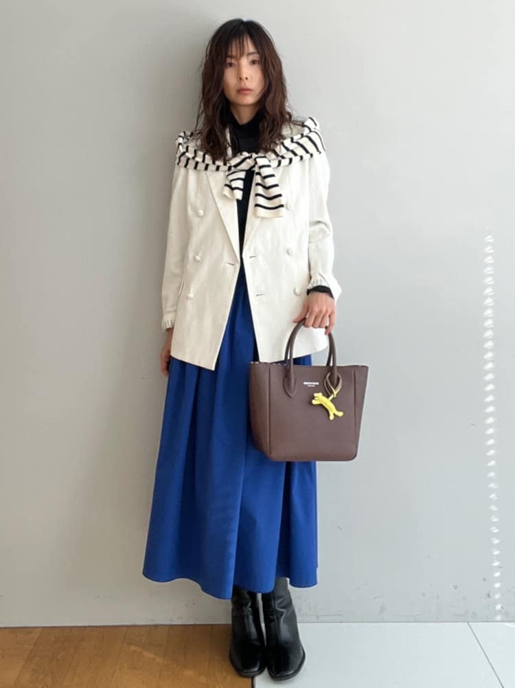 misaさんの「DRESSTERIOR｜【セットアップ可】リネンブレンドダブルブレストジャケット」を使ったコーディネート