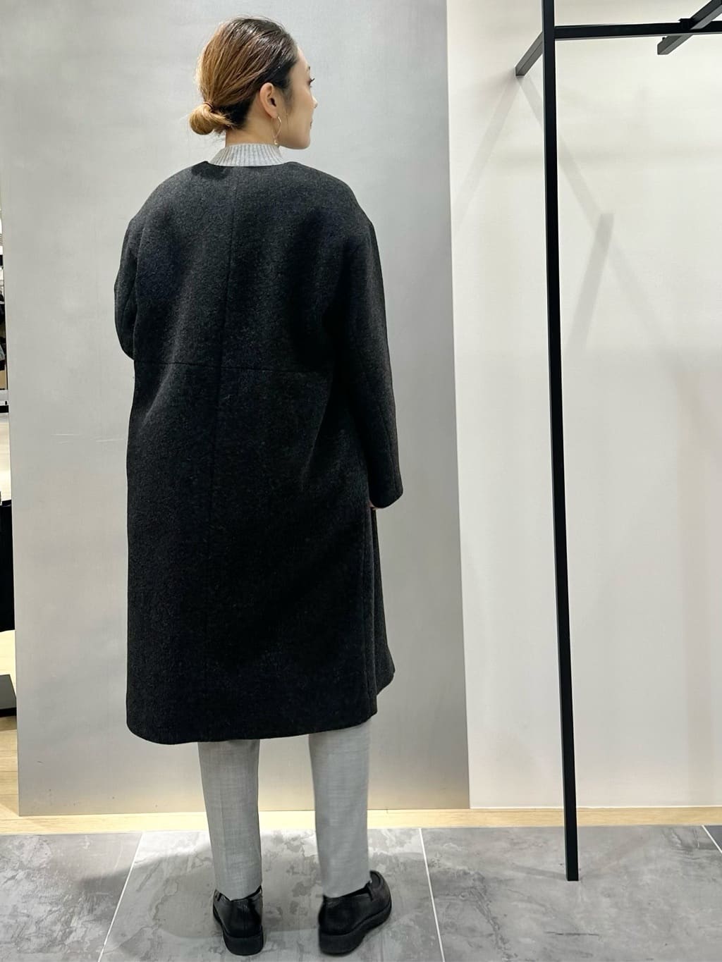 MAIさんの「INDIVI｜【軽量／ウール混】ライトフォルム ロングコート」を使ったコーディネート