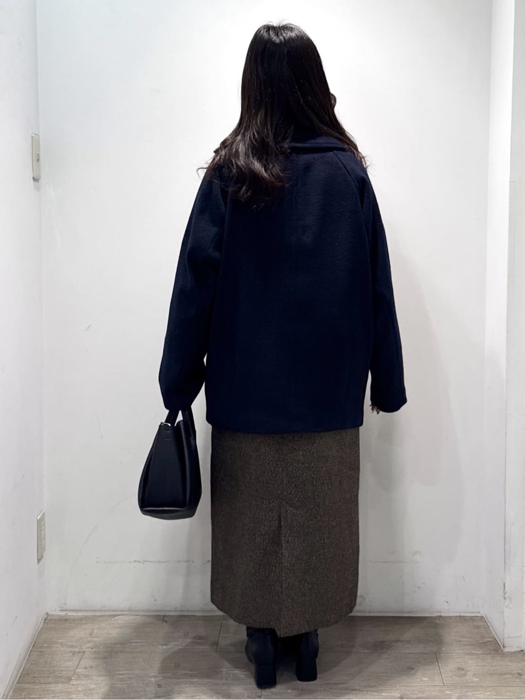 yuicciさんの「OPAQUE.CLIP｜カシミヤブレンドウールミドルピーコート」を使ったコーディネート