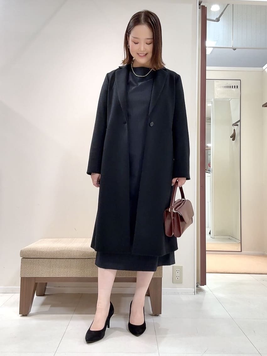 YUIさんの「UNTITLED｜【スタイリッシュ／オンオフ兼用】ウールチェスターコート」を使ったコーディネート