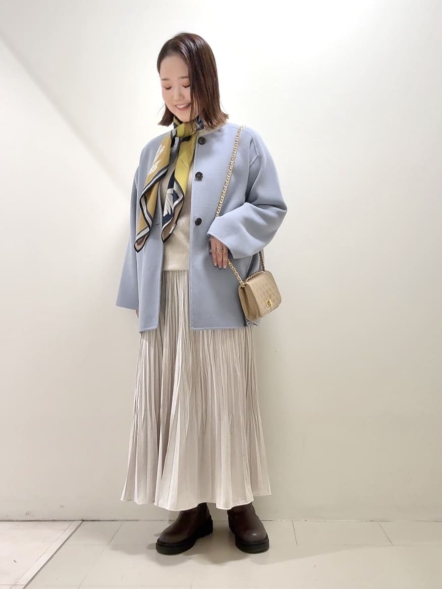 YUIさんの「UNTITLED｜【ミディ丈/軽やか】セミラグランリバー コート」を使ったコーディネート