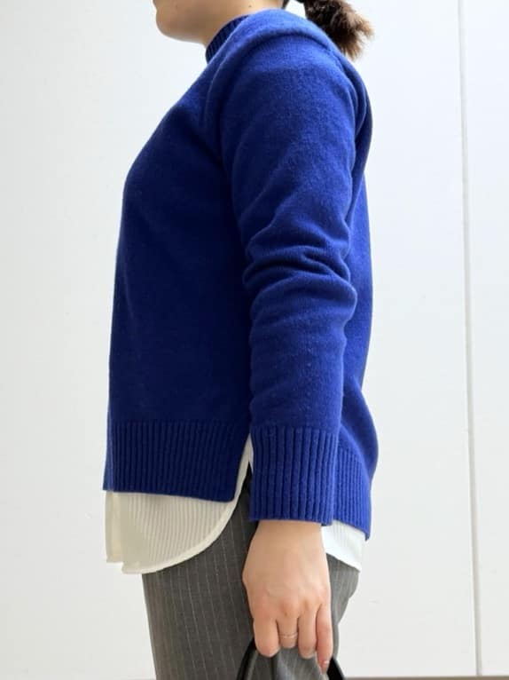 Rikoさんの「INDIVI｜【コットン】シャツ切り替えカットソー」を使ったコーディネート