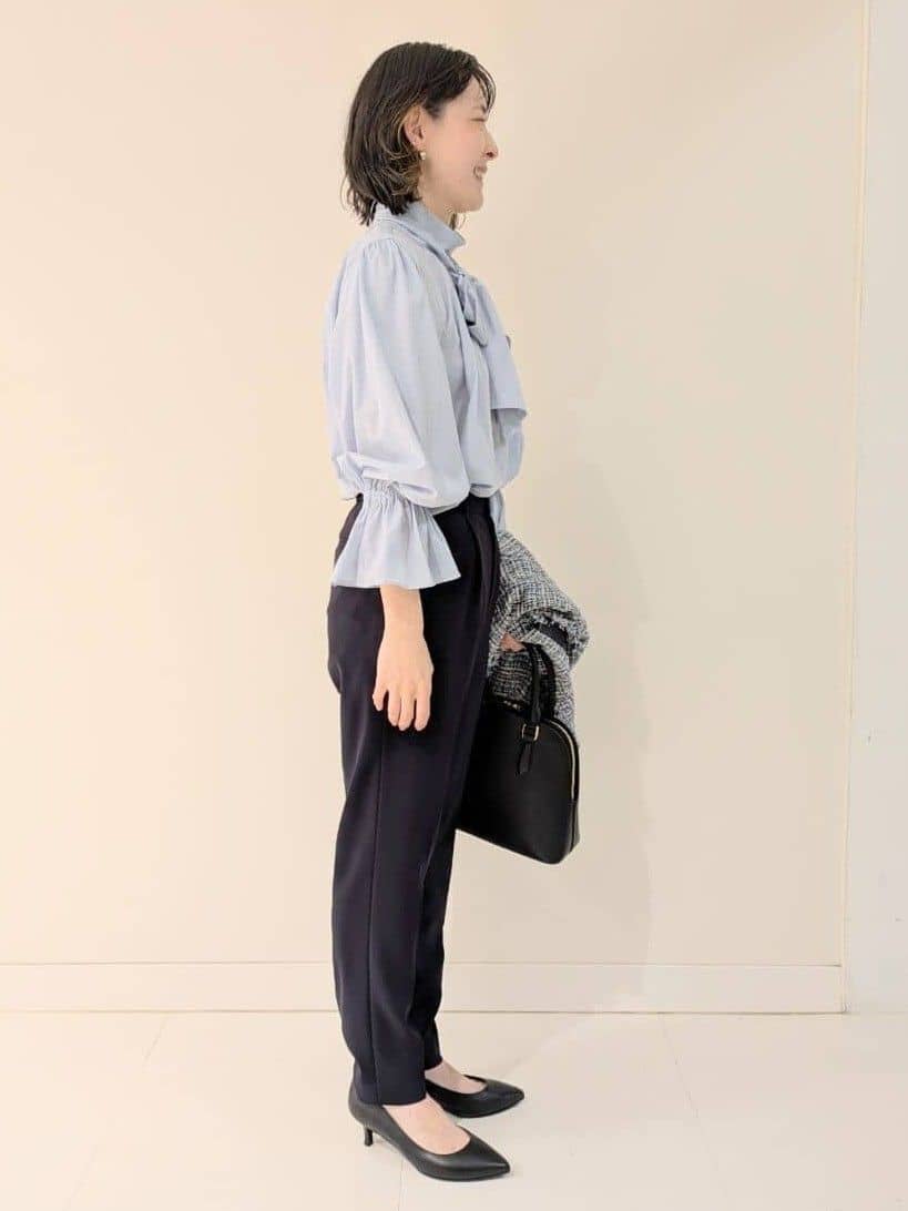 サオリさんの「UNTITLED｜【仕事着/スーツ】ファンシーツイード ジャケット」を使ったコーディネート