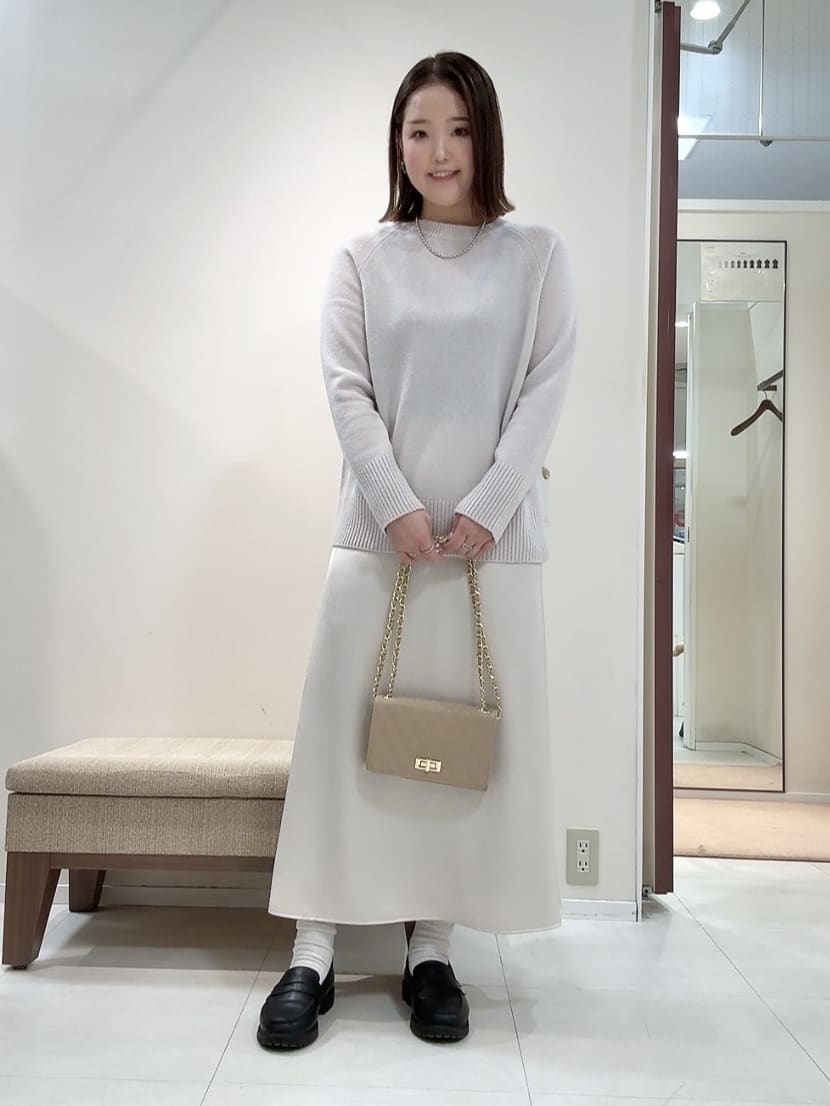 YUIさんの「UNTITLED｜【エレガント／ミディアウター】ミックスヘリンボンコート」を使ったコーディネート