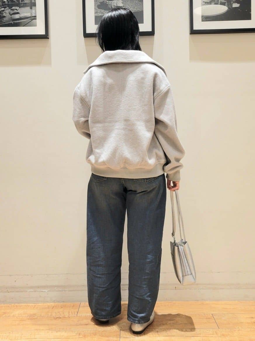 ななこさんの「SHOO･LA･RUE｜【S-LL】軽くてふんわりあたたかい スライバージャケット」を使ったコーディネート