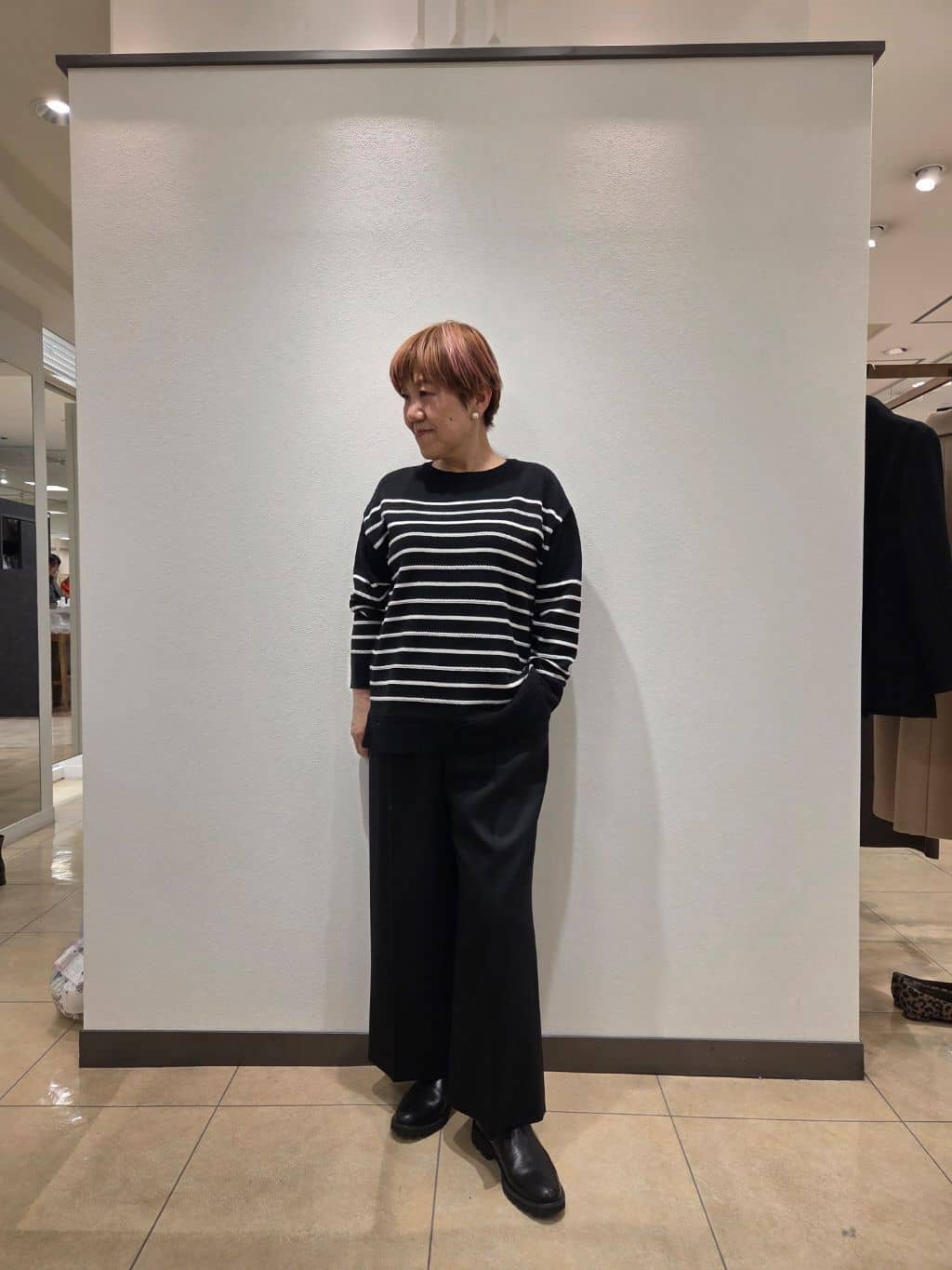 yoshiさんの「Reflect｜【腰周りすっきり◎】ワイドクロップドパンツ」を使ったコーディネート