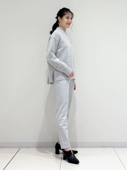 kayoさんの「INDIVI｜【カシミヤ混】ミドルゲージ ハイネックニット」を使ったコーディネート