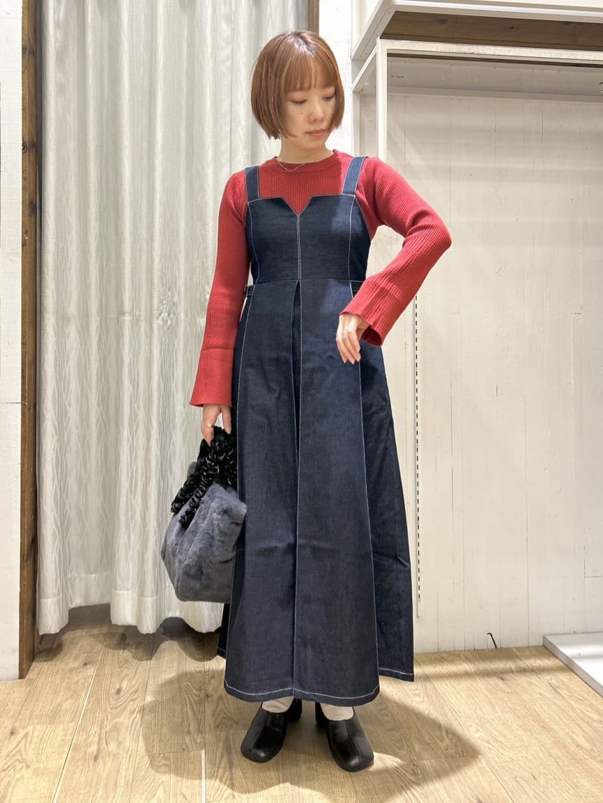 ga_riさんの「THE SHOP TK｜クラシカルな装い ウールライクスタンドカラーコート」を使ったコーディネート