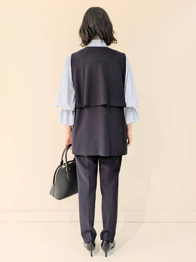 サオリさんの「UNTITLED｜◆【セレモニー/華やか】2WAYボウタイブラウス」を使ったコーディネート