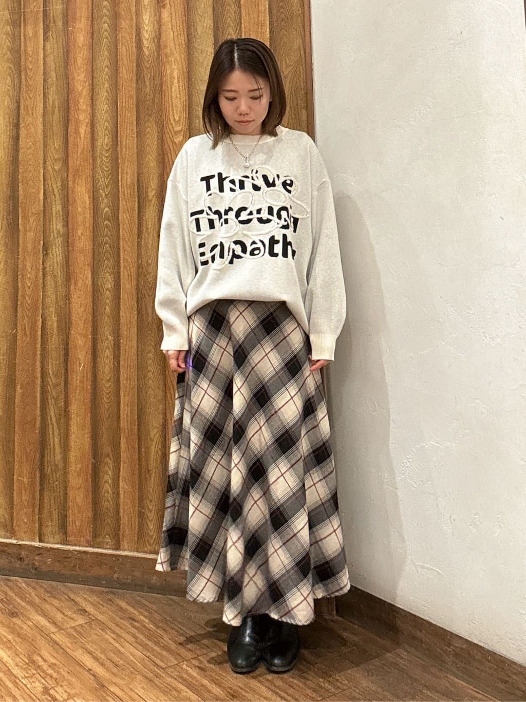 saaさんの「SHOO･LA･RUE｜【軽量/高レビュー】見た目よりもたっぷり入る ふわっと軽い3層ショルダー」を使ったコーディネート