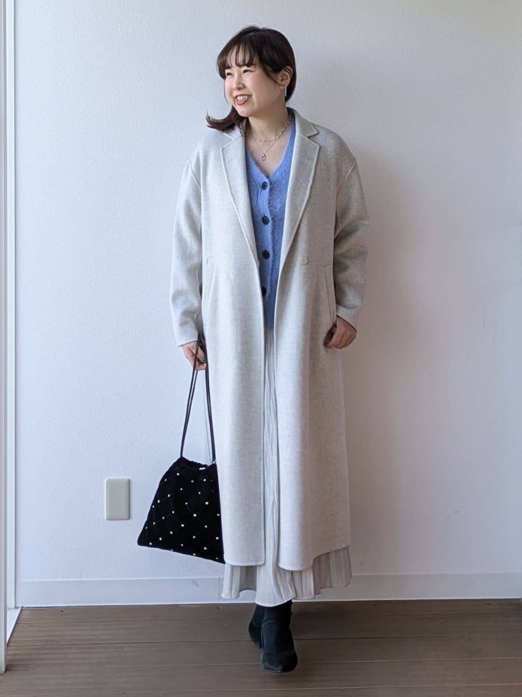 なみきさんの「UNTITLED｜【ロング丈/軽やか】テーラード　リバーコート」を使ったコーディネート