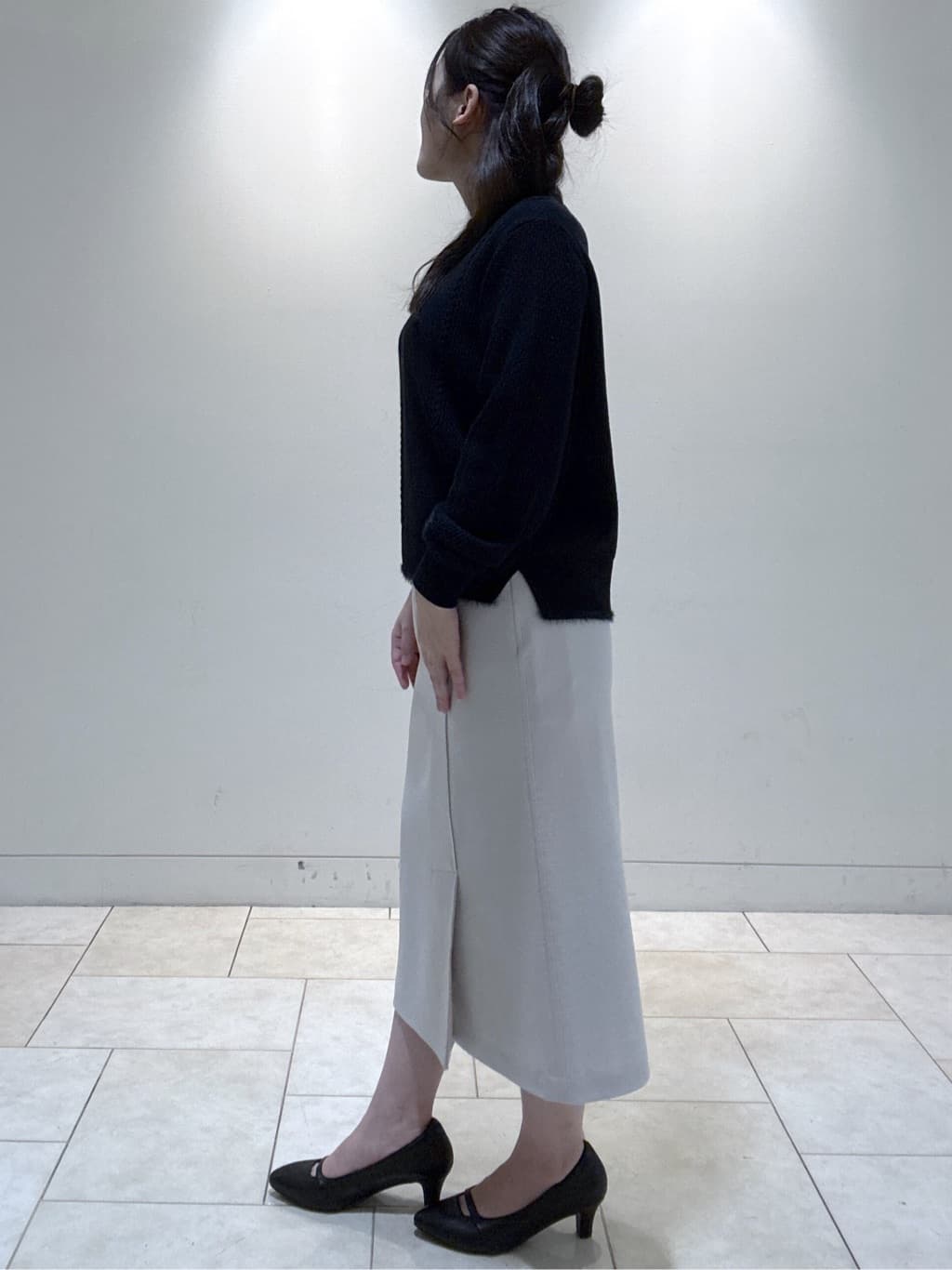 S&auml;K&iuml;さんの「Reflect｜【ほんのりラメ感◎】ケーブル柄ニット」を使ったコーディネート