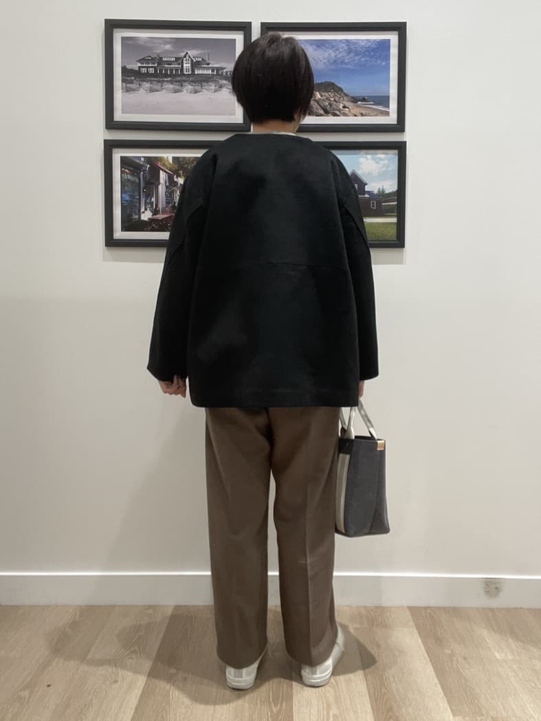 Naoさんの「Dessin｜【洗える】Dサガラ刺繍ワッペン付きニット」を使ったコーディネート