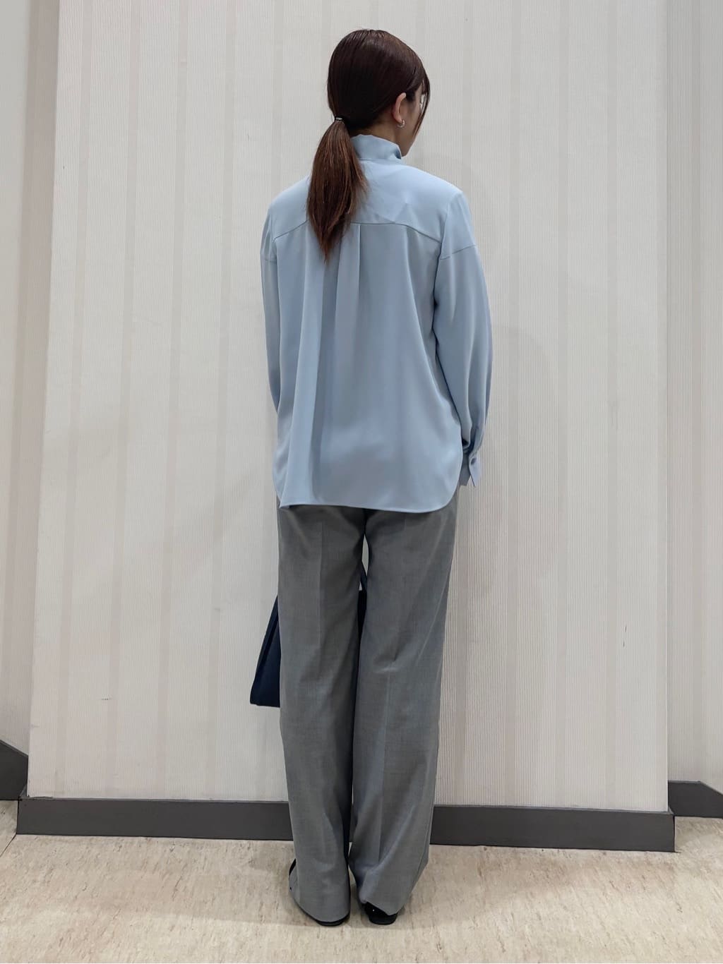 ちひさんの「INDIVI｜【ウール混／スーツ】ストレートパンツ」を使ったコーディネート