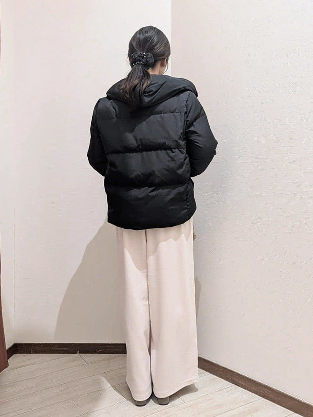 asa.さんの「SHOO･LA･RUE｜【撥水/洗える】ショートフーディーダウン」を使ったコーディネート