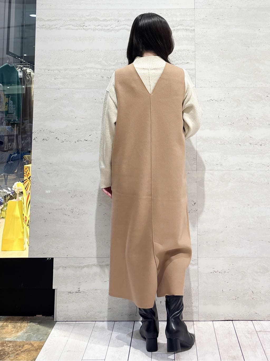 かほさんの「OPAQUE.CLIP｜ベーシックショートブーツ【THEシリーズ／抗菌防臭加工】」を使ったコーディネート