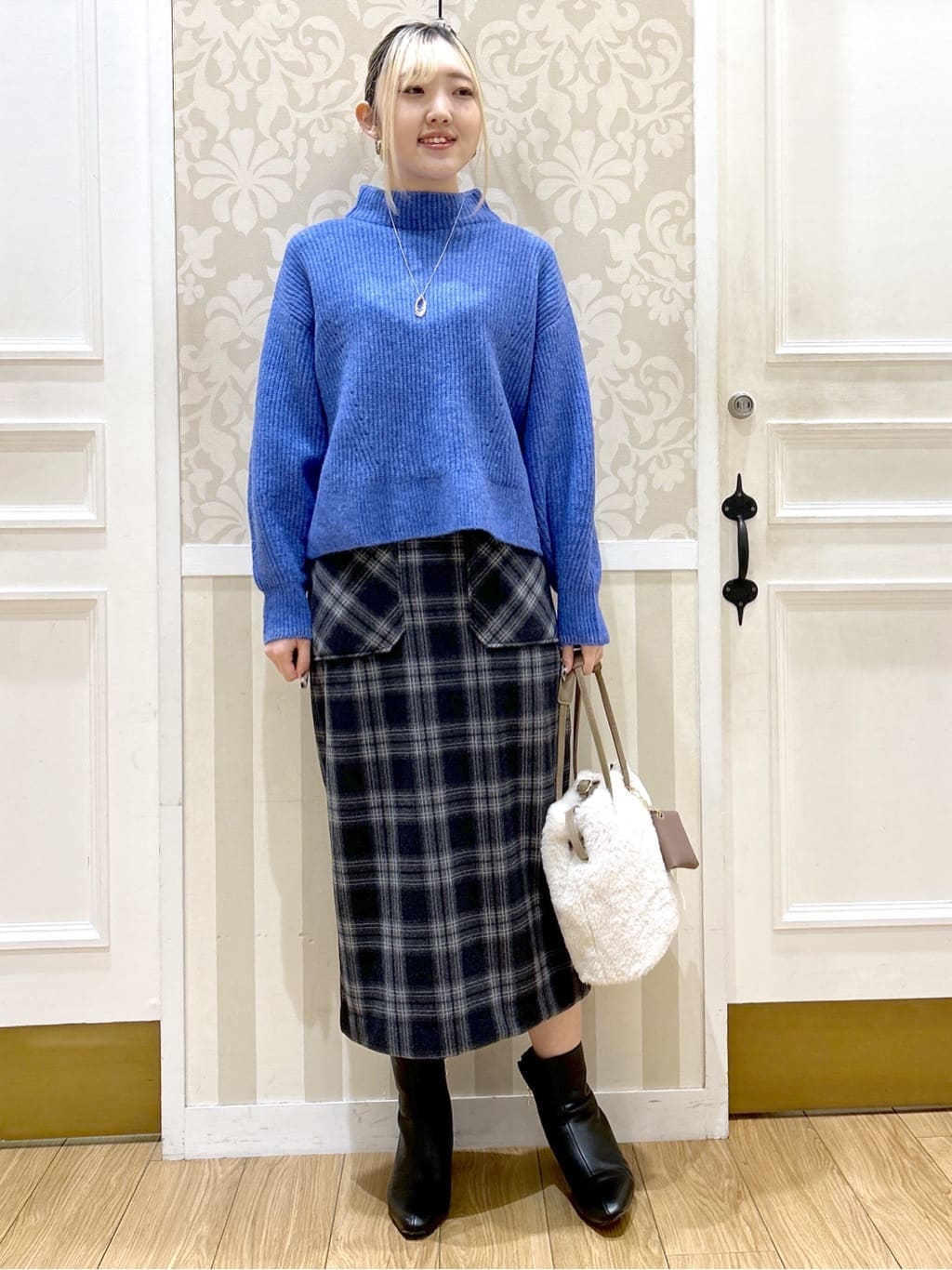 望 愛さんの「grove｜ダブルしずくモチーフネックレス」を使ったコーディネート