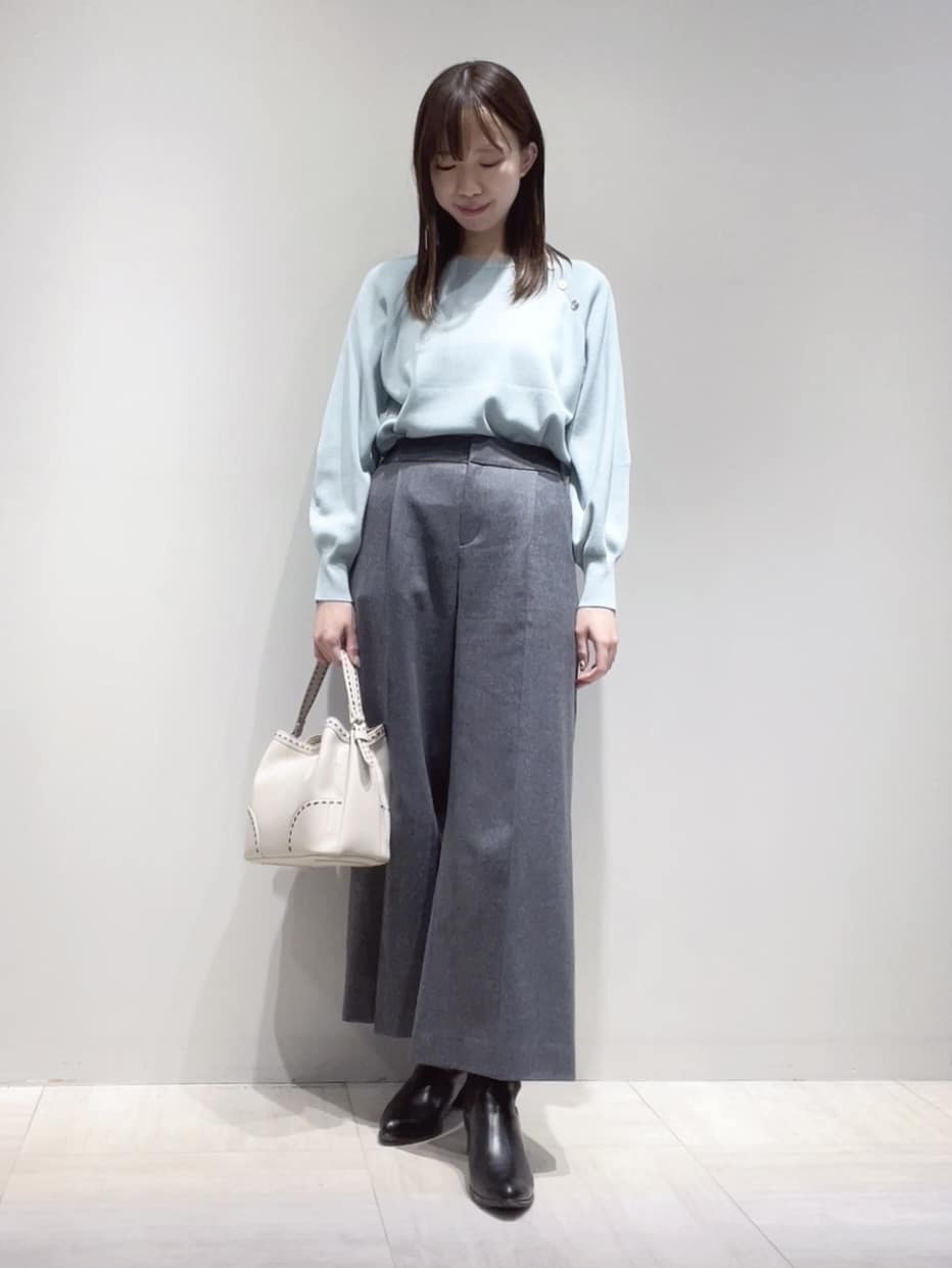 yukaさんの「Reflect｜【ゆったり着られる◎】ラグランスリーブニット」を使ったコーディネート
